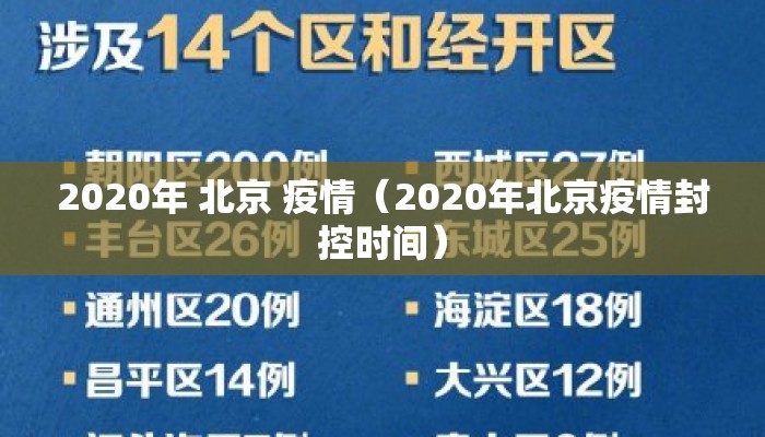 2020年 北京 疫情（2020年北京疫情封控时间）