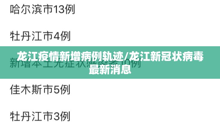 龙江疫情新增病例轨迹/龙江新冠状病毒最新消息