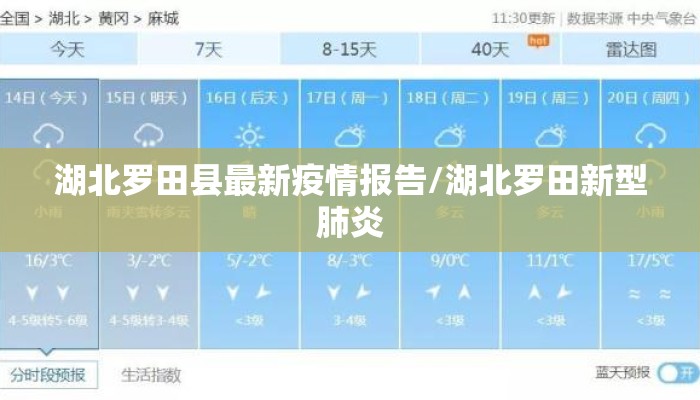 湖北罗田县最新疫情报告/湖北罗田新型肺炎