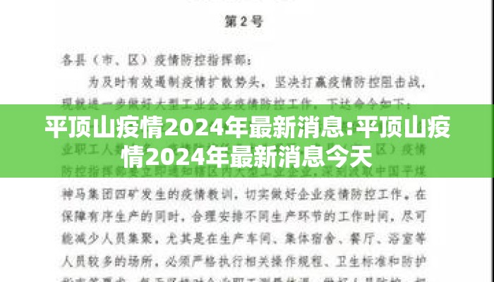 平顶山疫情2024年最新消息:平顶山疫情2024年最新消息今天