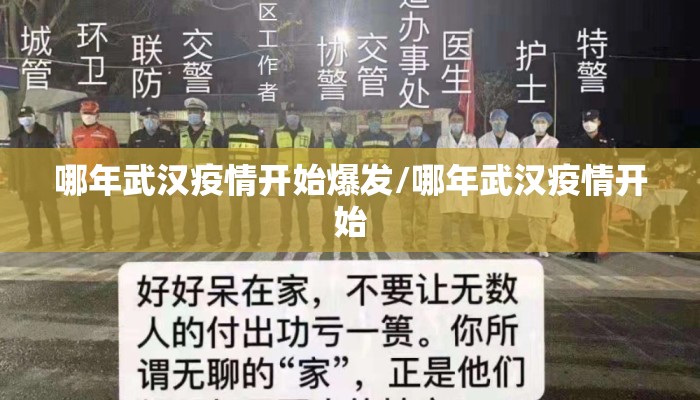 哪年武汉疫情开始爆发/哪年武汉疫情开始