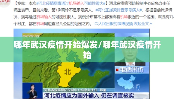 哪年武汉疫情开始爆发/哪年武汉疫情开始