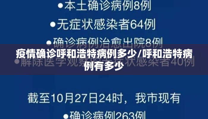 疫情确诊呼和浩特病例多少/呼和浩特病例有多少