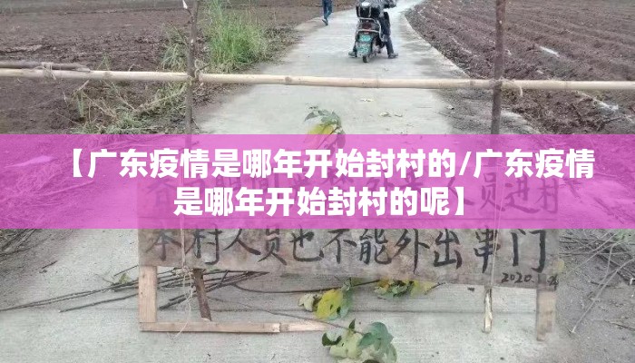 【广东疫情是哪年开始封村的/广东疫情是哪年开始封村的呢】