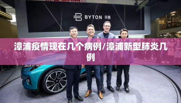 漳浦疫情现在几个病例/漳浦新型肺炎几例