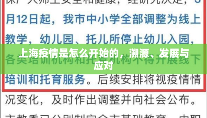 上海疫情是怎么开始的，溯源、发展与应对