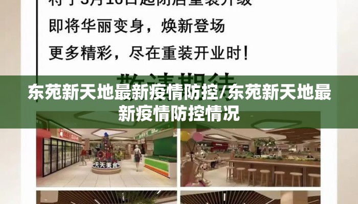 东苑新天地最新疫情防控/东苑新天地最新疫情防控情况