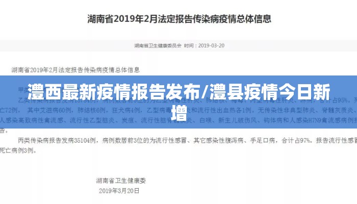 澧西最新疫情报告发布/澧县疫情今日新增