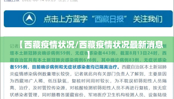 【西藏疫情状况/西藏疫情状况最新消息】