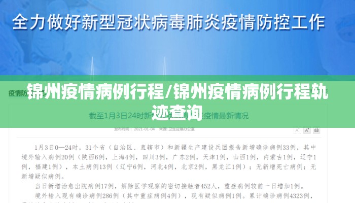 锦州疫情病例行程/锦州疫情病例行程轨迹查询
