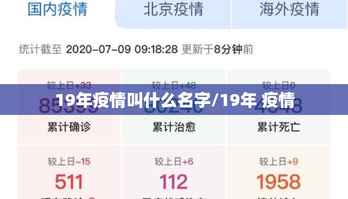 19年疫情叫什么名字/19年 疫情