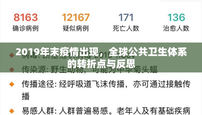 2019年末疫情出现，全球公共卫生体系的转折点与反思