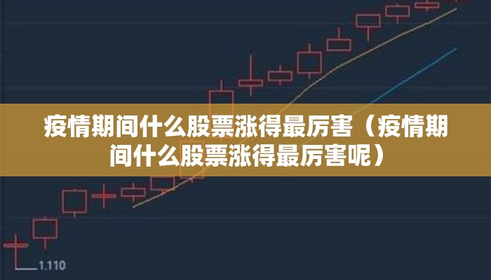 疫情期间什么股票涨得最厉害（疫情期间什么股票涨得最厉害呢）