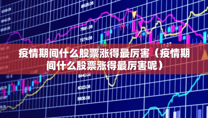 疫情期间什么股票涨得最厉害（疫情期间什么股票涨得最厉害呢）