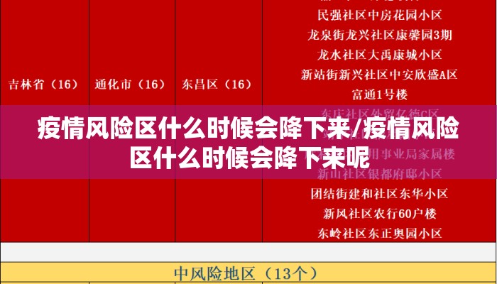 疫情风险区什么时候会降下来/疫情风险区什么时候会降下来呢
