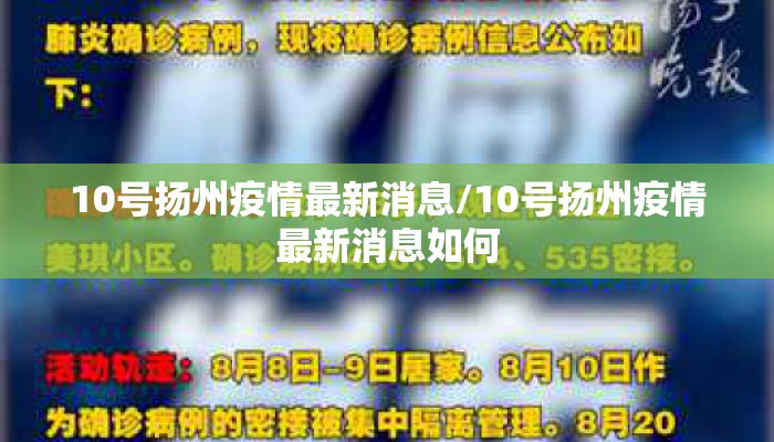 10号扬州疫情最新消息/10号扬州疫情最新消息如何