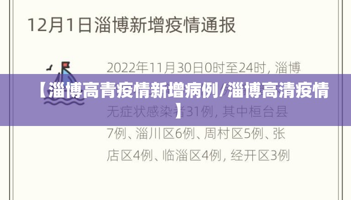 【淄博高青疫情新增病例/淄博高清疫情】