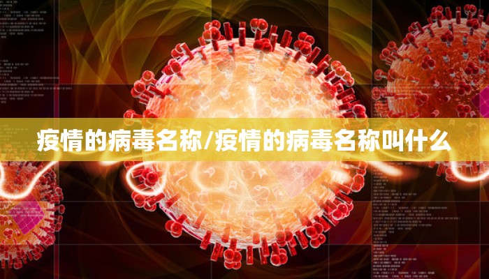 疫情的病毒名称/疫情的病毒名称叫什么