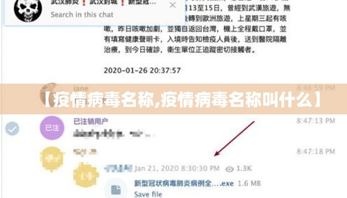 【疫情病毒名称,疫情病毒名称叫什么】