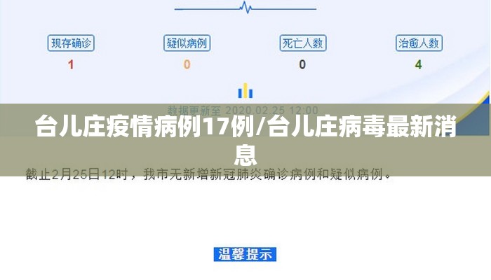 台儿庄疫情病例17例/台儿庄病毒最新消息