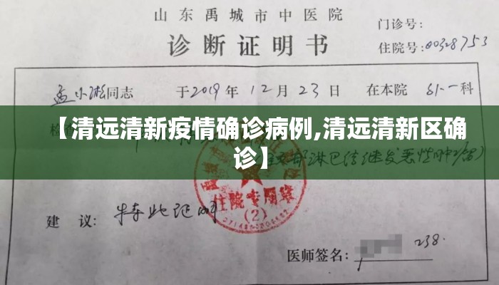 【清远清新疫情确诊病例,清远清新区确诊】