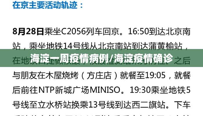 海淀一周疫情病例/海淀疫情确诊