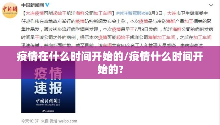 疫情在什么时间开始的/疫情什么时间开始的?