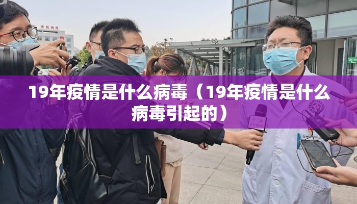 19年疫情是什么病毒（19年疫情是什么病毒引起的）
