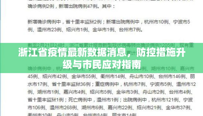 浙江省疫情最新数据消息，防控措施升级与市民应对指南