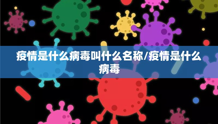 疫情是什么病毒叫什么名称/疫情是什么病毒